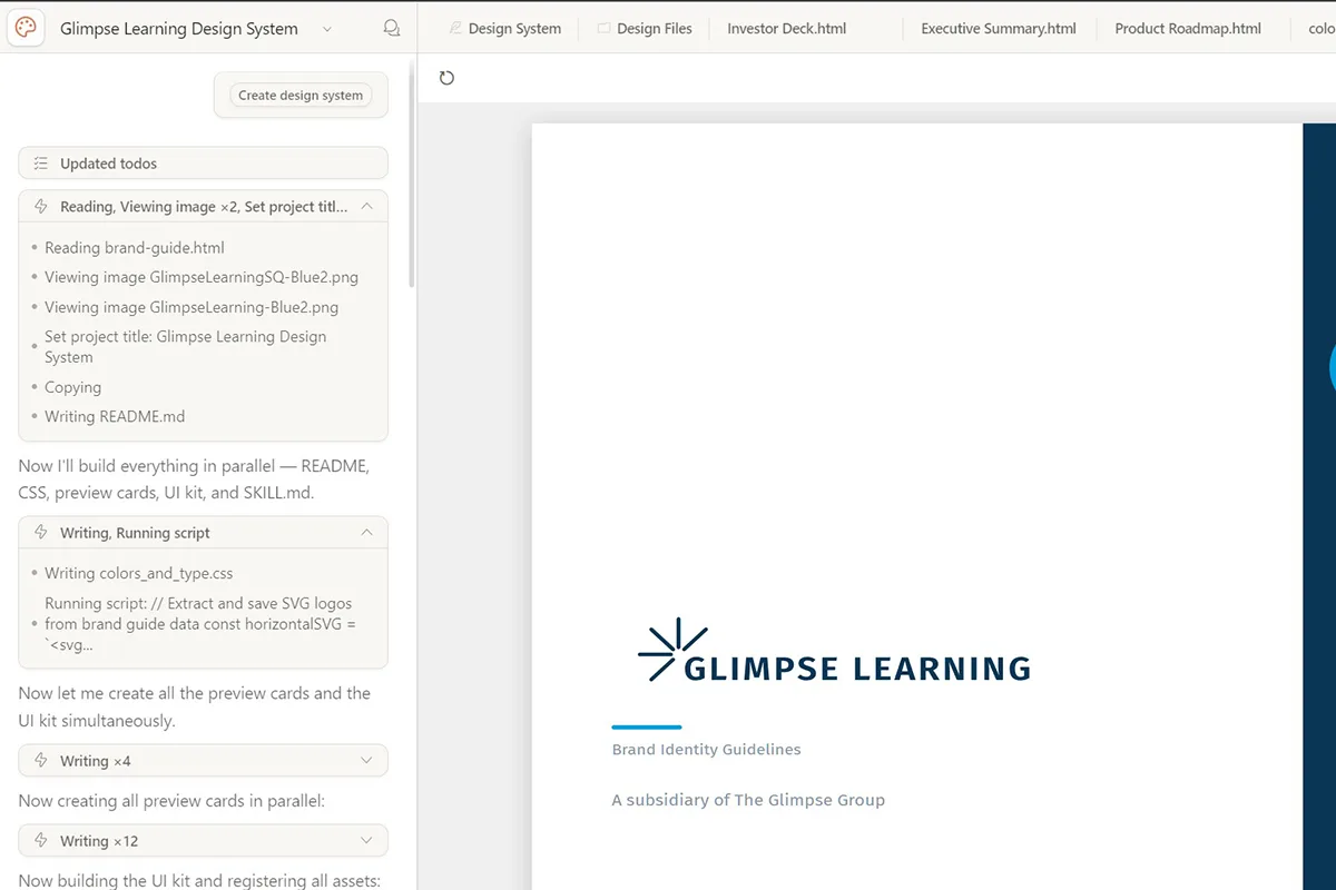 Brand Design System — Visual Framework + Repeatable Templates — design reference